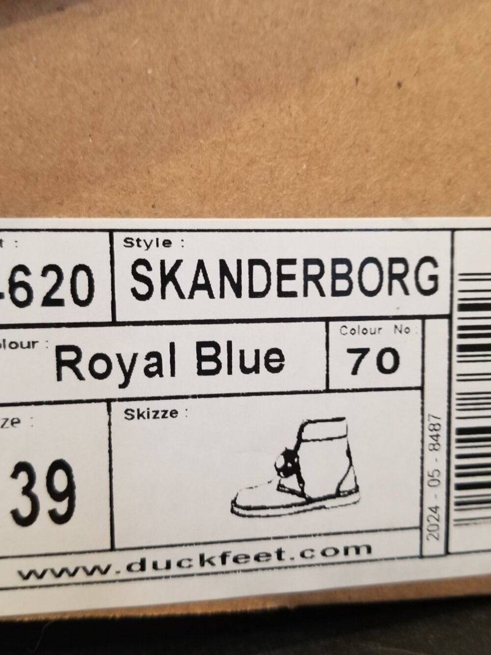 Duckfeet Skanderborg wool-lined Boots in Royal Blue size 39 - Picture 7 of 13